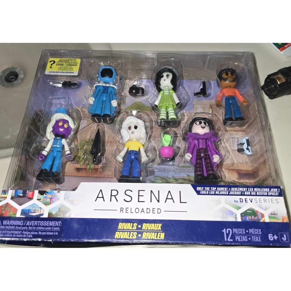 Roblox DevSeries ARSENAL RELOADED RIVALS Figure Set (12 pc)  NEW